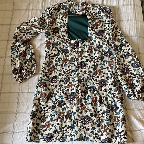 Zara Floral backless Mini Dress - Picture 2 of 9